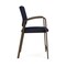 Lesro Newport Hip Chair Metal Frame, Bronze, OH Navy Upholstery NP1161 - alternate 2